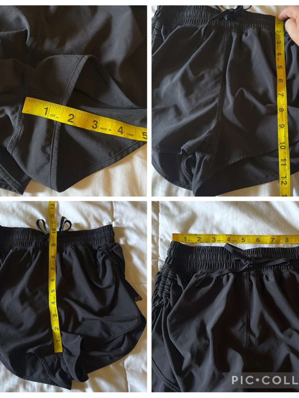 Lululemon Black Side Cinch High Rise Lined Shorts Womens size XXS - Picture 11 of 11